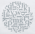 Elizabeth Crane Swartz - Glyph 12" Round